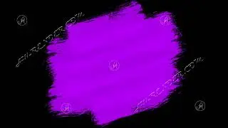 Purple paint stroke transition animation