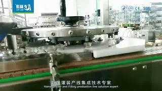 vial bottle 8 heads filling and plugging machine