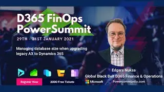 Managing database size when upgrading legacy AX to Dynamics 365 - FinOps 2021