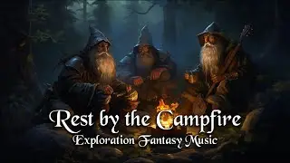 Rest by the Campfire | D&D - RPG | Relaxing and Cozy Medieval Fantasy Music