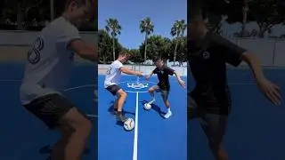 Fast Footwork with Pro Alex Alcala ⚡️ La Galaxy Baller! ⚽️ #streetpanna #football #training