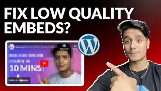 How to Fix Low Quality YouTube Thumbnails on Embeds? (WordPress)