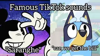 Famous TikTok sounds and their original.