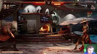 Mortal Kombat 1 Ashrah and Goro Doing Dirt Online