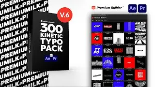Kinetic Typography Pack V.5  (After Effects Template | Premiere Pro Mogrts)
