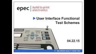 User Interface Functional Test Schemes