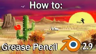 Create a Moving Finger-Painting in Blender