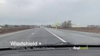 Windshield + Hydrophobic Test Video
