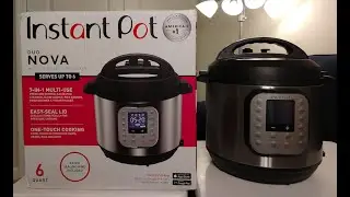 Instant Pot - DUO NOVA  6 quart electric pressure cooker and more.