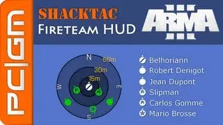 A la Mods d'Arma 3 #1 : ShackTac Fireteam HUD