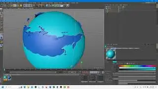 Bài 2. Tạo hình trái đất cimema 4d