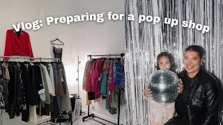 Vlog: Preparing for a Pop Up shop as a vintage seller