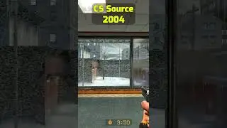 CS:GO vs CS:S | 2023 vs 2004 | Glass Breaking