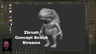Zbrush Concept Sculpt Stream Clips #1