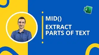 How to use the MID function in Excel?