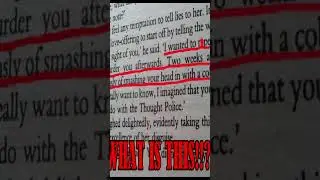 What It Feels Like to Read George Orwell's "1984" For The First Time #Shorts