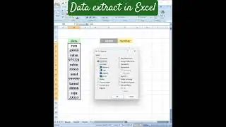 data extract in Excel #excel #subscribe #viral #viral