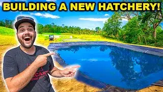 Building a NEW Fish HATCHERY in the BACKYARD!!! (Pond Builds are Complete!)