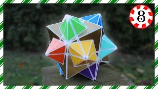 Crazy 3D-printed star-shaped Rubik's cube! | Puzzle Advent Calendar
