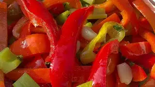 МАРИНОВАННЫЙ БОЛГАРСКИЙ ПЕРЦ НА КАЖДЫЙ ДЕНЬ/ ПЕЧЁМ ХЛЕБ
