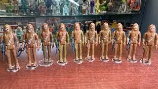 Vintage Star Wars Figure Collection: Chewbacca Variants