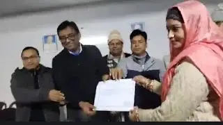 आरिफ हुसैन मेयर पद की जीत की खुशी । 3013 वोट से जीत की जश्न , aarif husain , Raunak jahan  sitamarhi