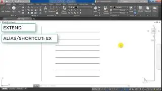 EXTEND IN AUTOCAD (HINDI)