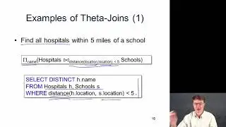Relational Algebra Operators: Theta-Join - Data Manipulation at Scale: Systems and Algorithms