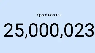 Speed Records Reach 25 Million Subscribers