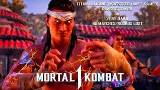 Mortal Kombat 1 - Titan Liu Kang (WWE Janet Kameo) Klassic Tower On Very Hard No Matches/Rounds Lost