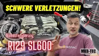 Mercedes SL 600 Niveauregulierung | Anlasser Leitungssatz | MKB-TEC #einfachmachen #immerweiter