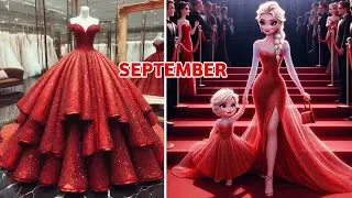Choose your birthday Month 📆 and See Your Dress 👗 & Princess 👸 with Daughter