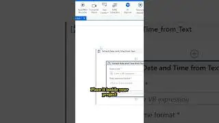 UiPath Tricks | Extract date and time from text  #rpauipath #tutorial #rpa Subscribe for more 👉: