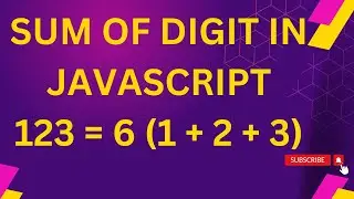 Sum of digit program in javascript, in HIndi #sum-of-digits-javascript.