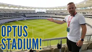 We went to the most beautiful stadium in the WORLD! Optus Stadium Tour | Vlog |
