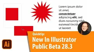 Quick Tip: New Interesting Functions In Illustrator Public Beta 28.3