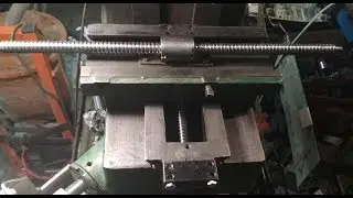 Installation of ball screw on Y-axis NGF-110