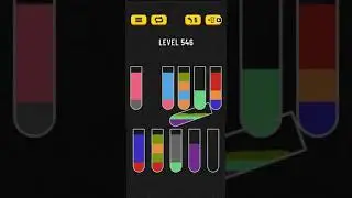 Water sort puzzle level 546
