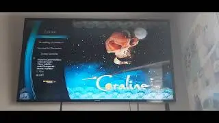 Coraline 2011 UK Blu-ray 3D Menu Walkthrough