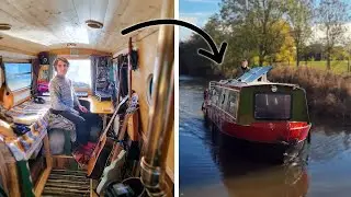 Thinking About Lyrics - Song Building Inside My Floating Studio - Narrowboat Music Studio