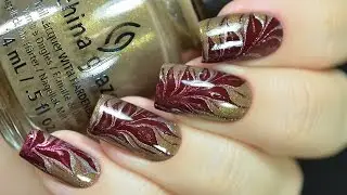 Dry Marble Nail Art