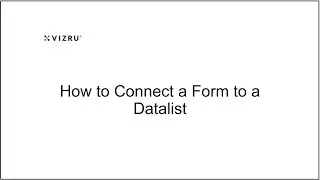How to connect a Form to a Datalist