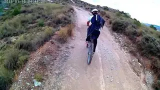 Sendas Zaragoza. "Lagartija" + Pinchazo  (Senda Cudeiro al final)