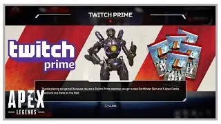Free Twitch Prime Legendary Skin + 5 Loot Crates - Apex Legends