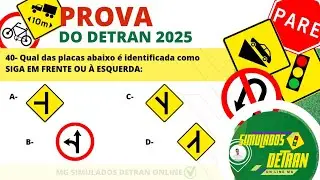 Questões da Prova teórica do Detran 2025 ,prova do detran 2025, 