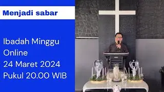 Ibadah Minggu Online 24 Maret 2024 Pukul 20.00 WIB #jeffrystjandra