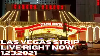 LAS VEGAS STRIP LIVE RIGHT NOW | January 23th, 2021