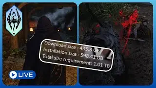 1 TERABYTE OF SKYRIM MODS (Over 4,500 MODS) | Next Gen Visuals & Combat | Vagabond Day 1