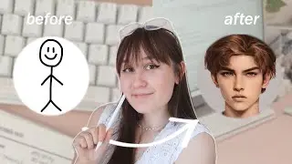 how to CREATE a CHARACTER from *SCRATCH*✍🏼my 3 step character developing process