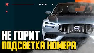 Не горит подсветка номера \\ Где потеря, куда смотреть?